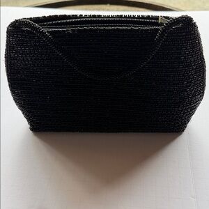 Bijoux Terner Black Beaded Evening Wristlet